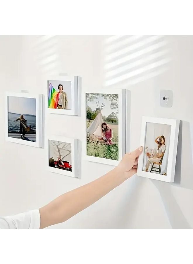 Transparent No Drill Wall Hooks 10pcs Strong Adhesive Heavy Duty Damage Free Hanging - Image 2