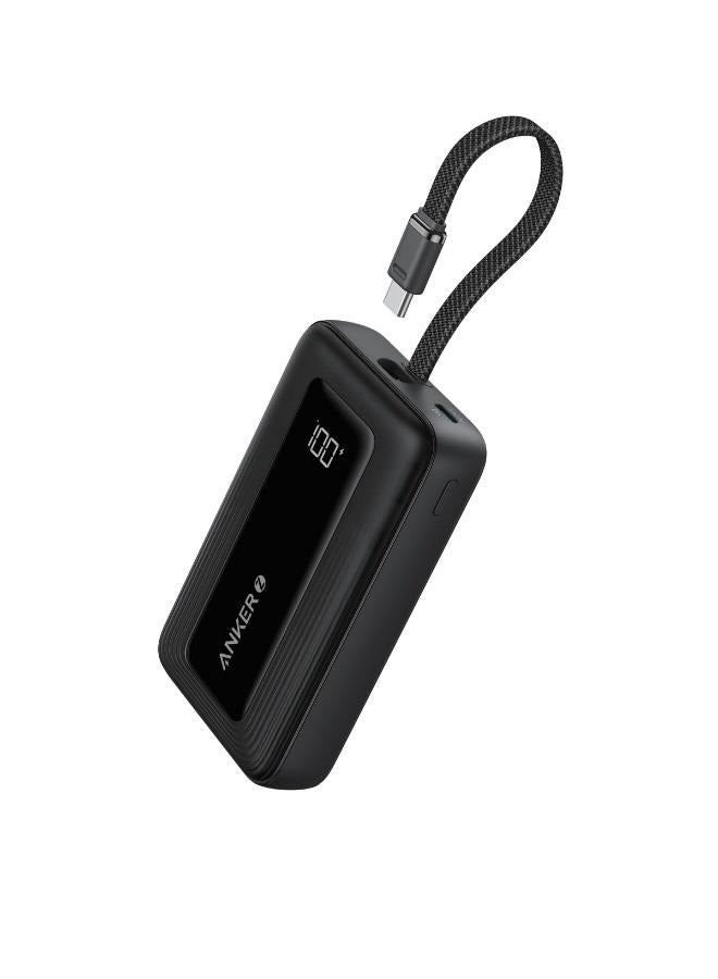 بنك طاقة زولو، شاحن محمول عالي السرعة 30 واط مع كابل USB-C مدمج، حزمة بطارية للشحن السريع لهاتف آيفون، ماك بوك، جالاكسي، آيباد، والمزيد -  - Image 3