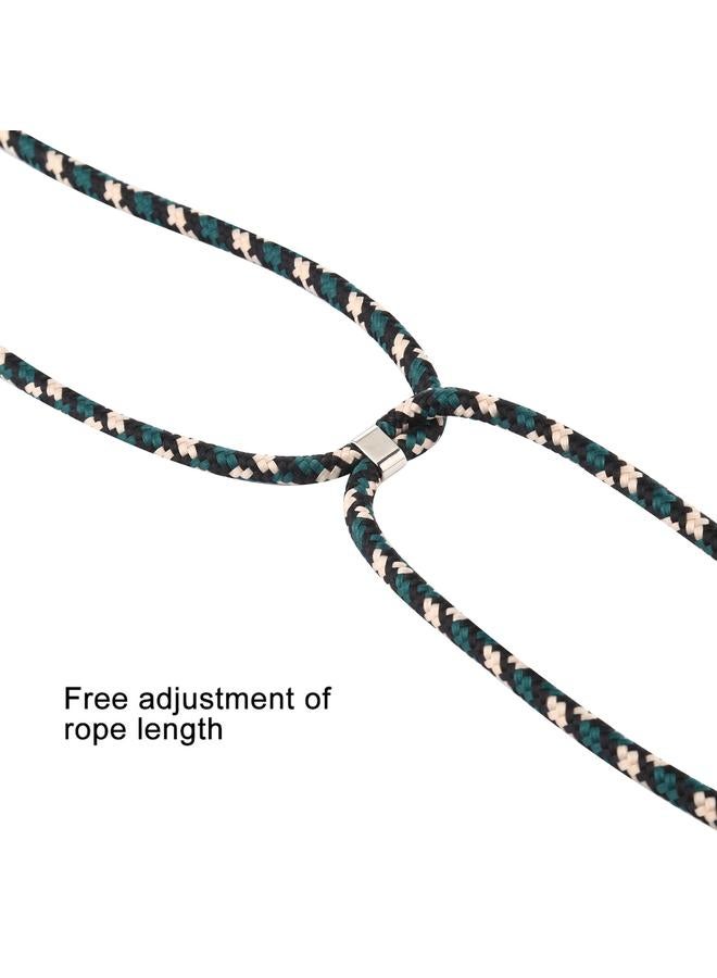 زبون جراب لهاتف iPhone 12 / 12 Pro جراب TPU شفاف مقاوم للصدمات بأربع زوايا مع حبل - Image 4