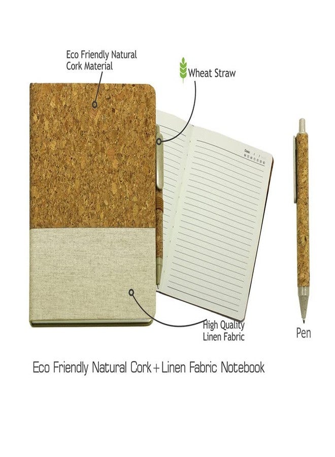 Viva DUO NP 2 PC Notebook Pen 2023 New Year Gift Set For Corporate Office, Boss and Colleagues (Beige) - Image 3