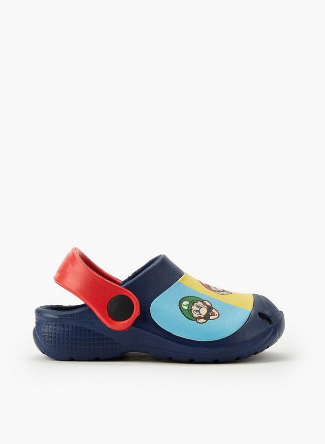 Super Mario Boys Printed School Clogs - Image 3