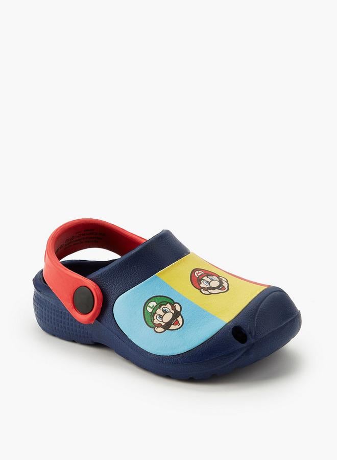 Super Mario Boys Printed School Clogs - Image 2