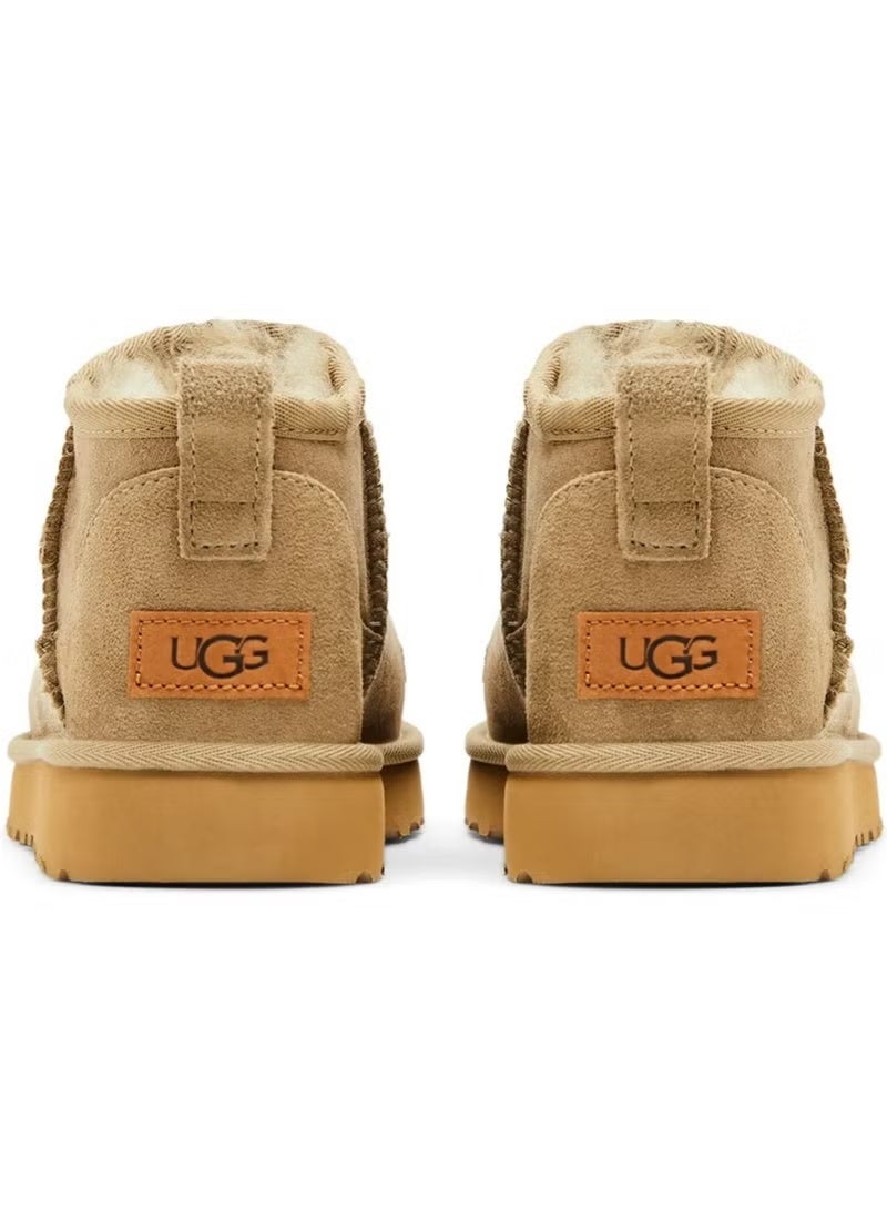 UGG Women’s Classic Ultra Mini Ankle Boots – Antelope Brown - Image 3
