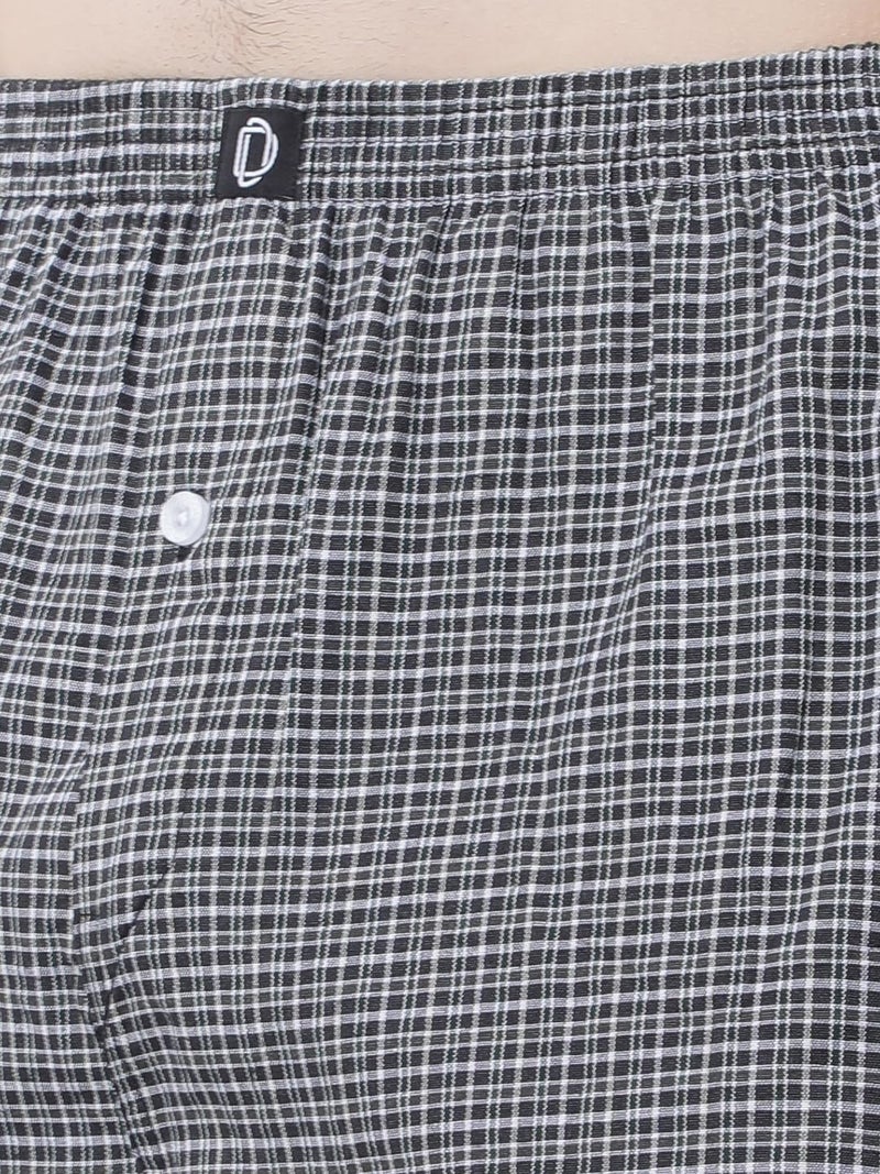 Dollar Pack of 3 Cotton Checkered Men Boxer - Image 4