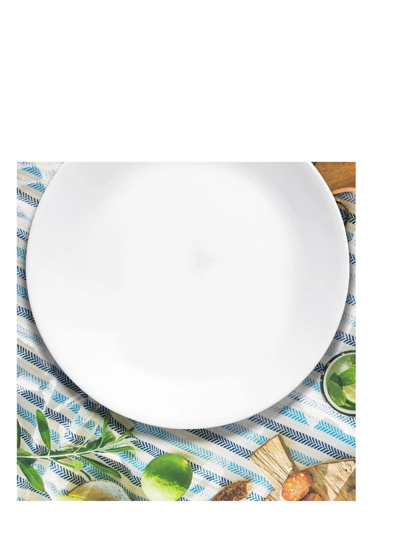 Y&D Winter Frost White 6-3 4-Inch Plate Set - Image 1