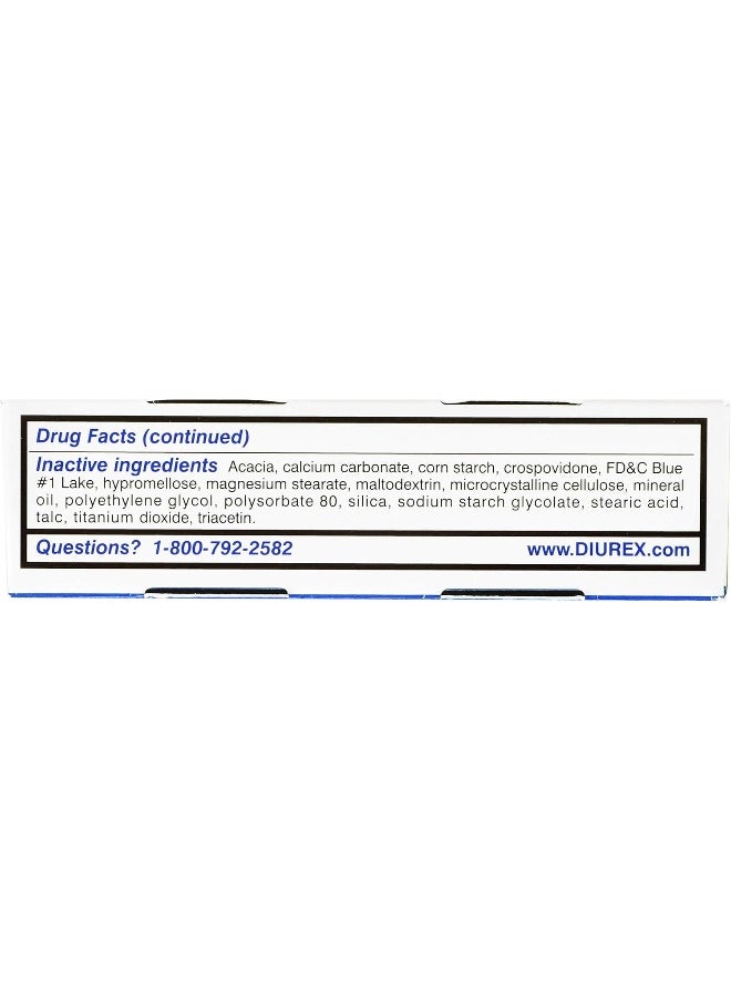 Diurex Diurex Water Pills + Pain Relief - Relieve Water Bloat, Cramps, & Fatigue - 42 Count  - Image 4