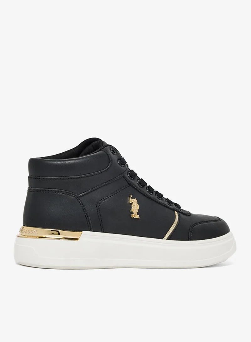 U.S. Polo Assn. BLACK Women Low Top Comfort Sneakers for Women | Best Price UAE