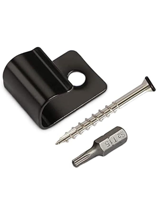 Arabest Start Clips - Universal Hidden Fasteners for Composite Decking (36 Pack, Black) - Image 2