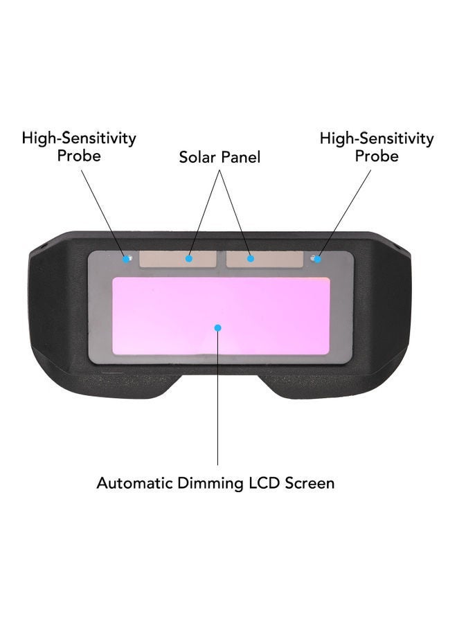NIBEMINENT Welding Safety Goggles Black 16.3 x 5 7cm - Image 3