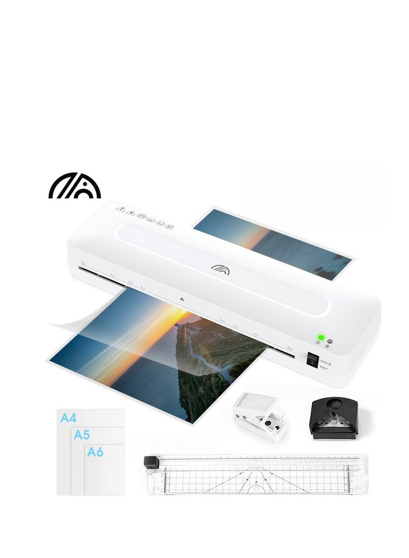 Laminator Machine 13Inch Laminating - A3 Lamination with 30 Pouches, Cold and Thermal Kit Paper Cutter Corner Rounder for Office Home School Use - Image 1