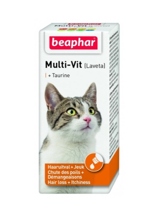 بيفار سائل متعدد الفيتامينات مع التورين للقطط 50 مل