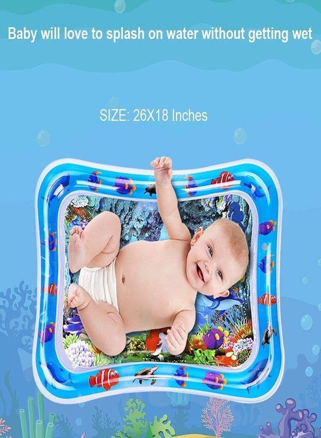 4AJ BAZAAR Tummy Time Water Mat for Babies | Sensory Play Gym for 6-12 Months | Newborn Baby Essentials | Water-Filled Activity Mat | Baby Gifts | Pack of 1 - Image 4