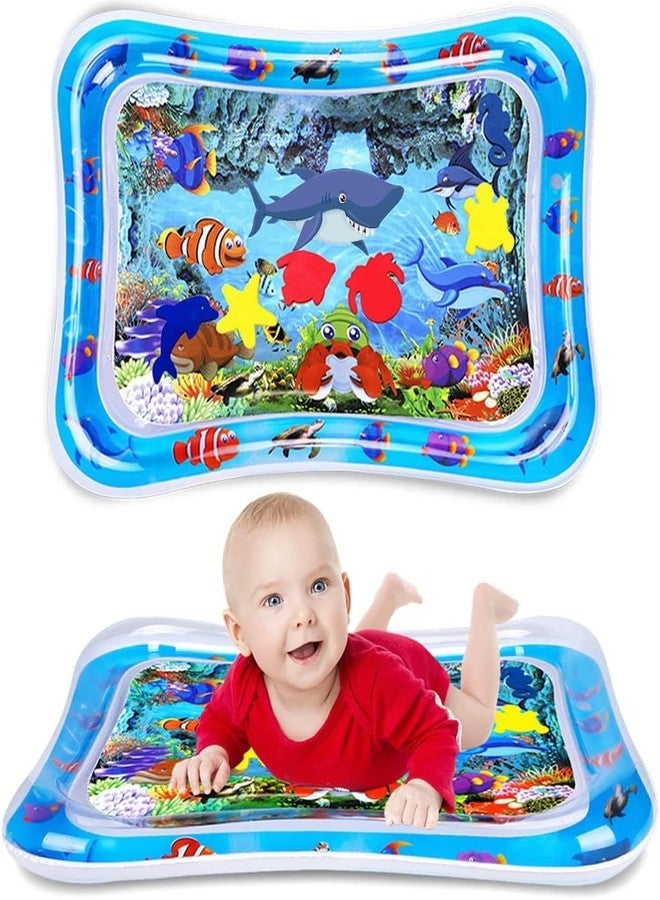 4AJ BAZAAR Tummy Time Water Mat for Babies | Sensory Play Gym for 6-12 Months | Newborn Baby Essentials | Water-Filled Activity Mat | Baby Gifts | Pack of 1 - Image 1