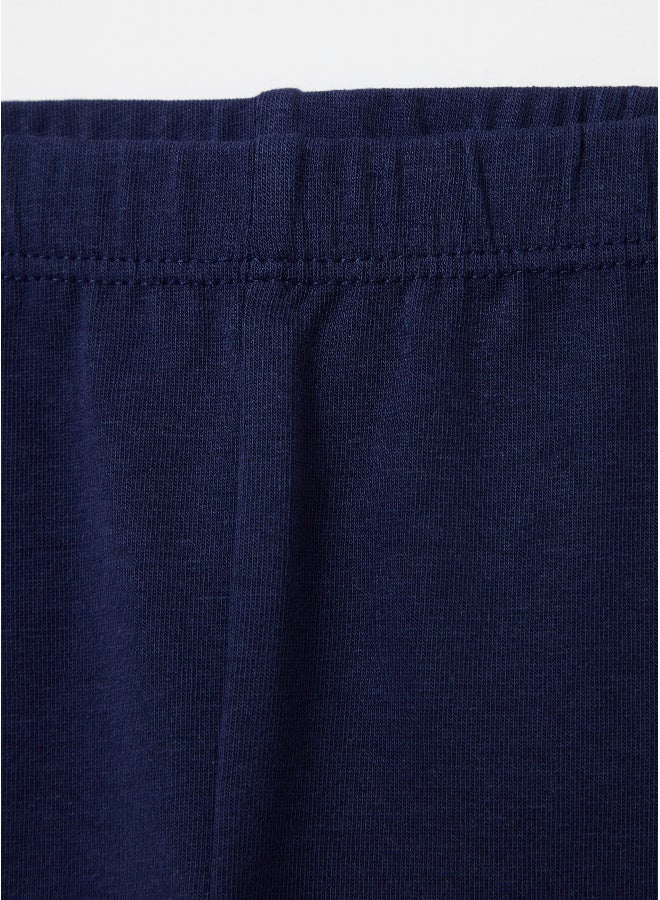 Ovs Stretch cotton leggings with bows - Image 4