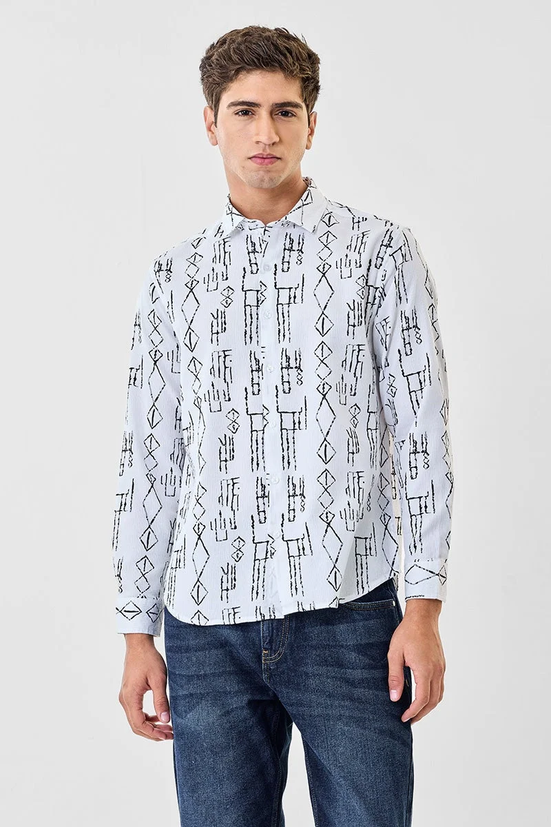 SNITCH Abstract 100% Cotton Shirt