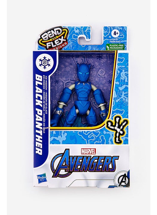 Bend And Flex Black Panther Ice Mission, Blue