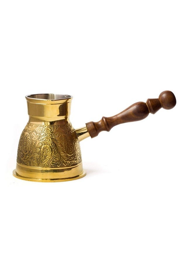 سكاي ووك غلاية تركية من سكاي ووك مصنوعة من النحاس المعدني لتحضير الشاي والقهوة (قد يختلف اللون) 
