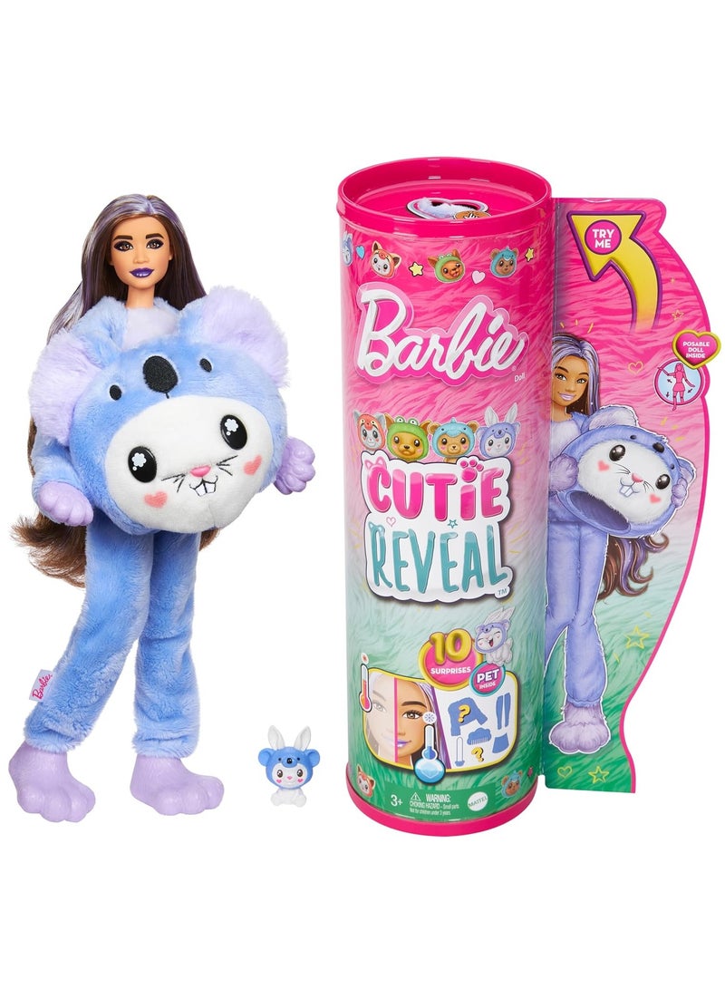 Barbie Cutie Reveal Costume Doll - Bunny in Koala - Image 1