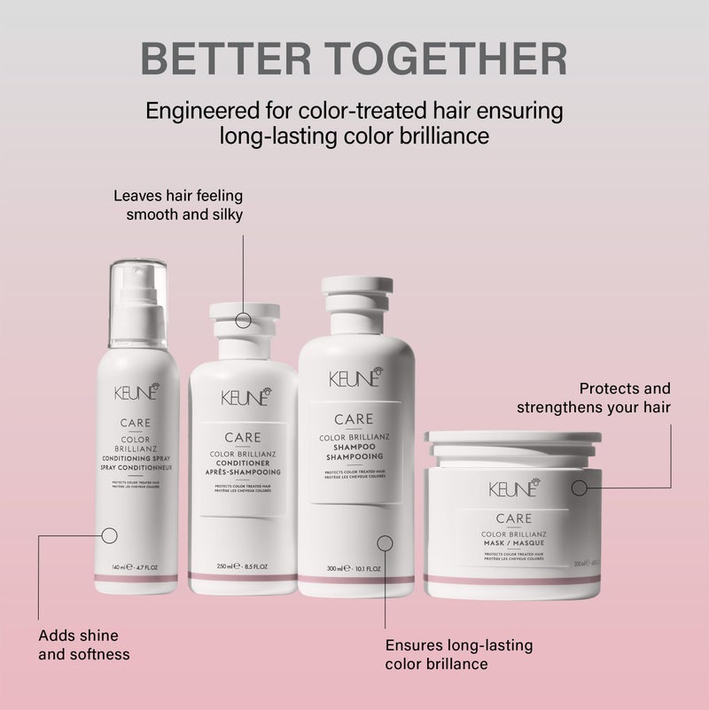 Keune قناع كيون للعناية بالألوان بريق، علاج عميق الترطيب وحماية من الأشعة فوق البنفسجية للشعر المعالج بالألوان، 6.8 أونصة سائلة - Image 4