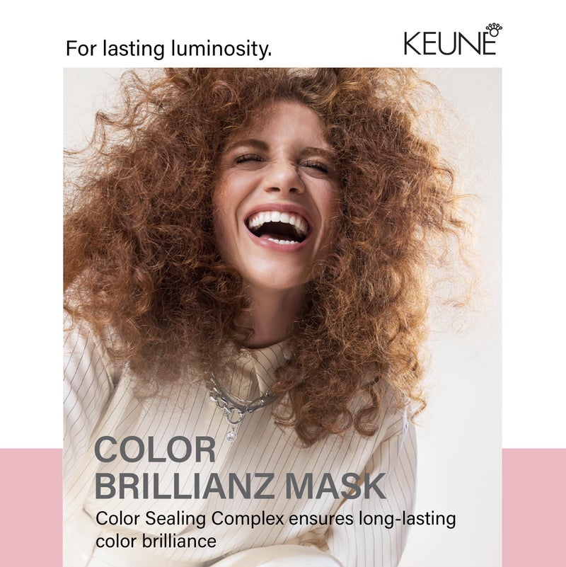 Keune قناع كيون للعناية بالألوان بريق، علاج عميق الترطيب وحماية من الأشعة فوق البنفسجية للشعر المعالج بالألوان، 6.8 أونصة سائلة - Image 2