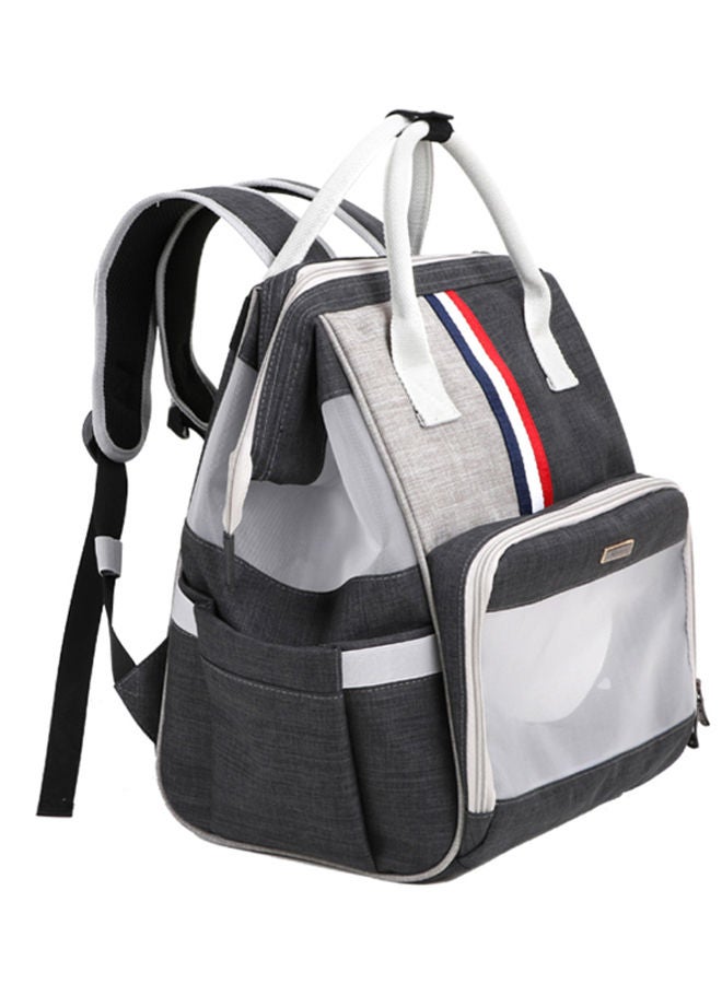 NIBEMINENT Pet Carrier Travel Backpack Grey 41 x 8cm - Image 1