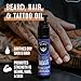 GIBS Grooming - Alpha Male Beard, Hair & Tattoo Oil (4 fl oz) - Softens, Strengthens, Protects - Skin Moisturizer - Vitamin C - UV Shield - BFD Size - Beard Oil, Hair Care, Skin Care - Made in USA - Image 3