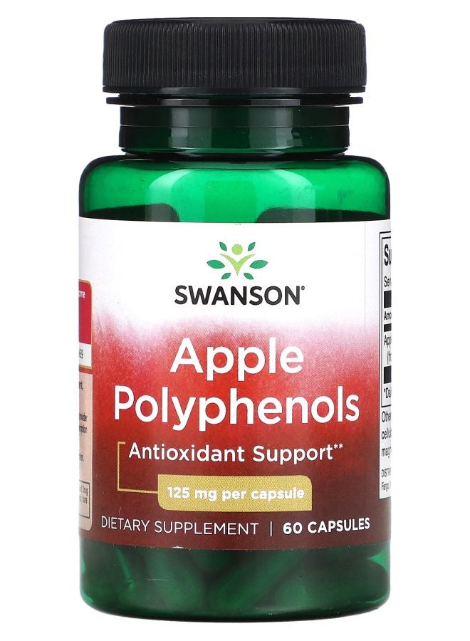 SWANSON Apple Polyphenols 125 mg 60 Capsules