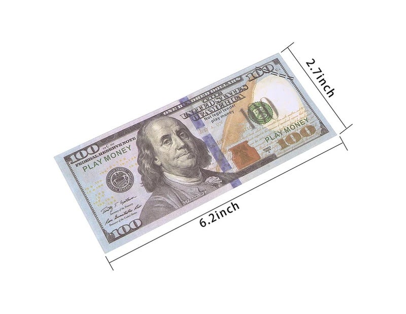 Replica 50PCS Dollar Bill Souvenir Banknote Commemorative Banknotes Realistic Fake Play Money With U S Characteristics Real Looking Double-Sided Printing for Movie Advertising Novelty Magic Props (Type 2) - Image 5