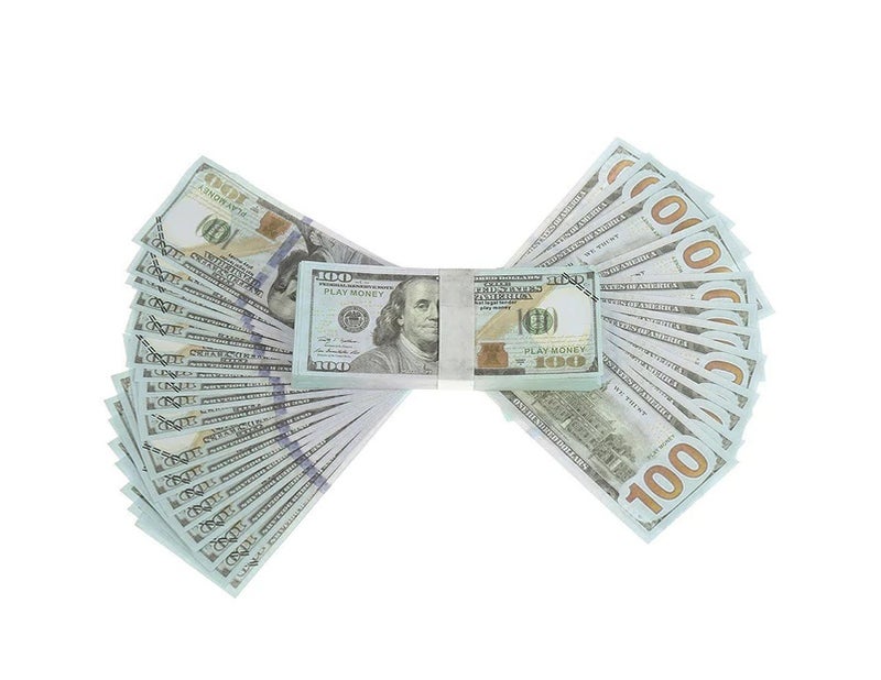 Replica 50PCS Dollar Bill Souvenir Banknote Commemorative Banknotes Realistic Fake Play Money With U S Characteristics Real Looking Double-Sided Printing for Movie Advertising Novelty Magic Props (Type 2) - Image 1