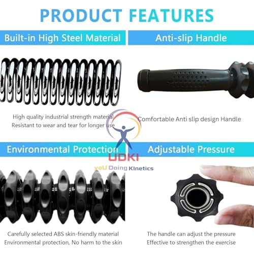 UDKI Muscle Roller Stick with Non-Slip Handle for Deep Tissue Massage - Neck, Back, Leg & Arm Exercise, Yoga & Fitness - Multifunctional Sports Equipment for Athletes, 45cm, Black - Image 3