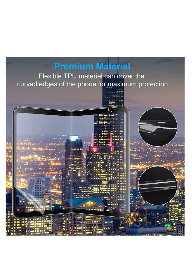 RINCO - For Google Pixel Fold FULL BODY (Internal+ External +Back Screen Protector) Invisible Touch Screen Sensitive Ultra HD Clear Film Anti Scratch Skin Guard - Smooth / Self-Healing / Bubble -Free - Image 1