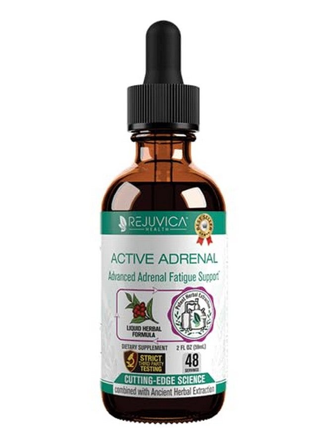 Rejuvica Health Active Adrenal - Advanced Adrenal Support Tincture - Liquid Delivery for Better Absorption - Ashwagandha, B-Vitamins, Magnesium and More  - Image 1