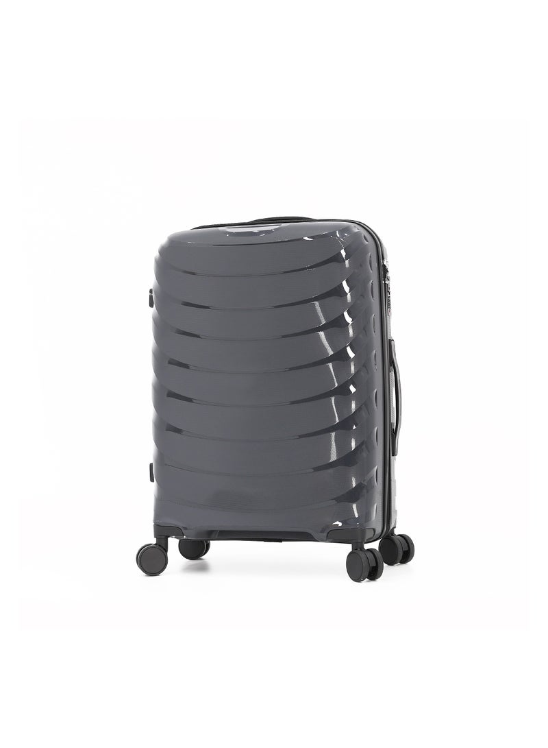 DILIXI حقيبة سفر صلبة بعجلات 3 قطع، رمادي (S-20، M-24، L-28 بوصة) - Image 2