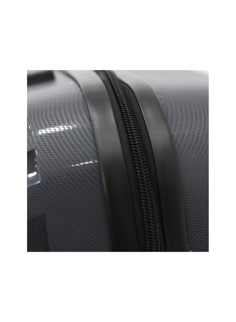 DILIXI حقيبة سفر صلبة بعجلات 3 قطع، رمادي (S-20، M-24، L-28 بوصة) - Image 5