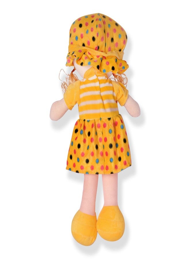 جلانس دمية غلانس الناعمة واللطيفة ذات المظهر الجميل | ألعاب محشوة جذابة | اجذب انتباهك بدمية ليتل دارلينغ (دمية صفراء مجعدة الشعر 80 سم) - Image 4