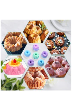 Generic To Encounter 24-Pack Silicone Donut Molds – 3-Inch Nonstick Baking Cups, Muffin, Jello, Bagel Pan – Reusable Silicone Bakeware – Oven, Microwave, Dishwasher Safe  - Image 2
