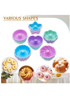 Generic To Encounter 24-Pack Silicone Donut Molds – 3-Inch Nonstick Baking Cups, Muffin, Jello, Bagel Pan – Reusable Silicone Bakeware – Oven, Microwave, Dishwasher Safe  - Image 4
