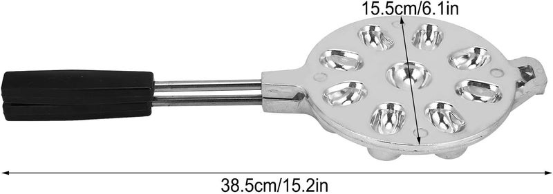 klarako Portable Waffles Maker, Aluminium Alloy Non?Stick Bubble Cake Tray Egg Cake Pan for Breakfast Kitchen Baking Tool - Image 2