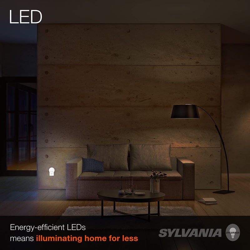 LEDVANCE Sylvania LED Night Light with Dual USB Ports, 22 Year, Dusk to Dawn, Frosted Finish, 3000K, Warm White - (Pack of 1)(65005) - Image 4