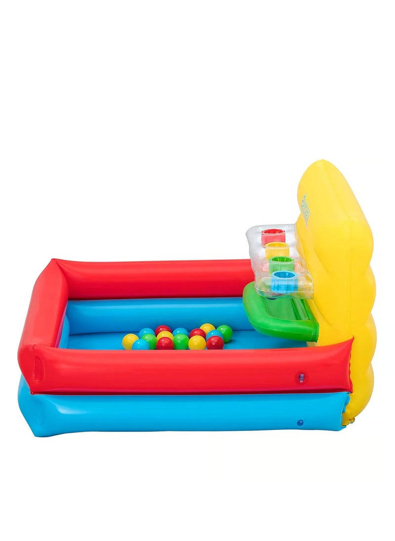 Bestway - Inflatable children's pool with water games from Bestway contains 15 play balls (Model 52546) - Image 1