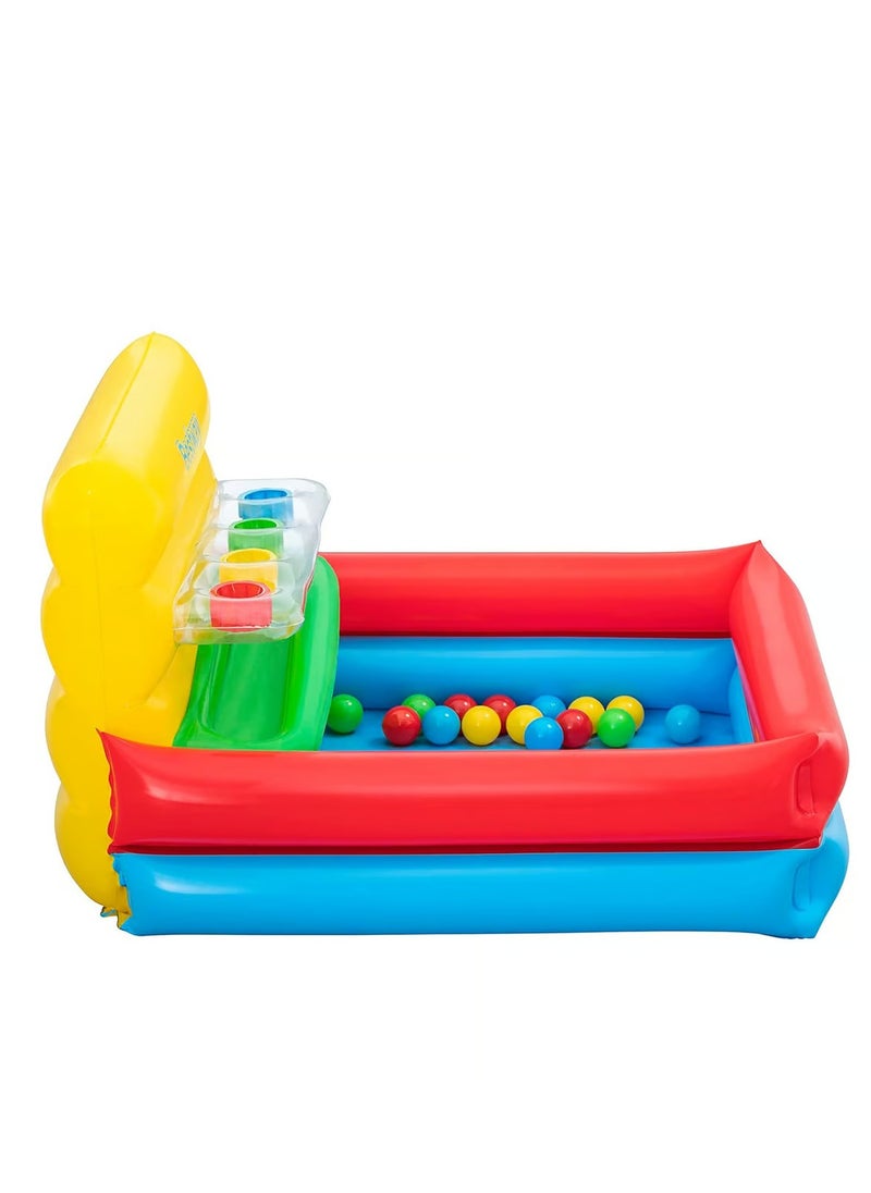 Bestway - Inflatable children's pool with water games from Bestway contains 15 play balls (Model 52546) - Image 1