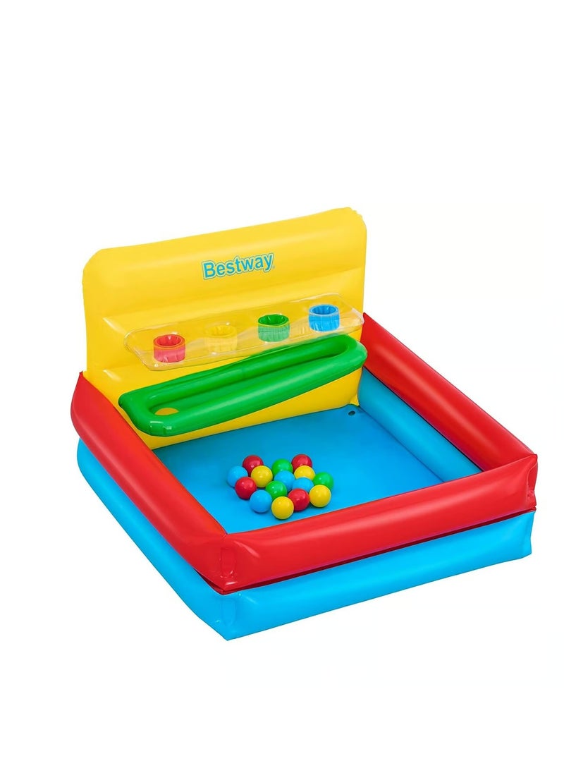 Bestway - Inflatable children's pool with water games from Bestway contains 15 play balls (Model 52546) - Image 1