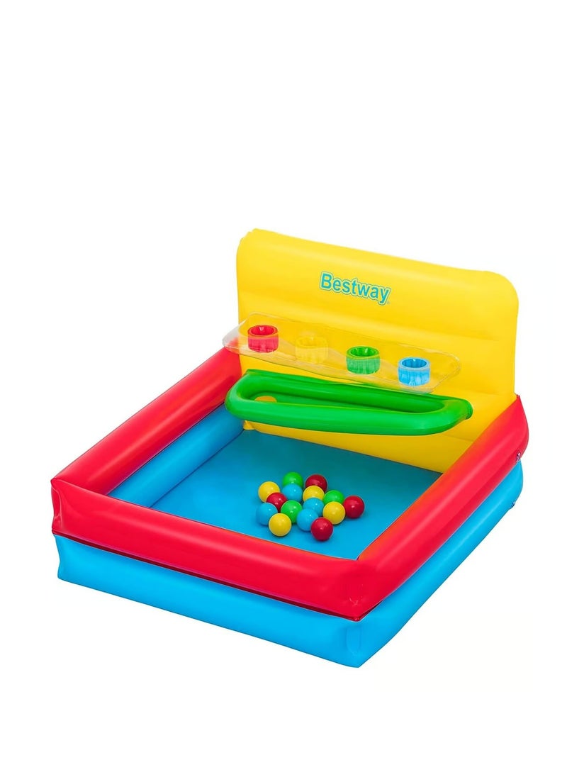 Bestway - Inflatable children's pool with water games from Bestway contains 15 play balls (Model 52546) - Image 1