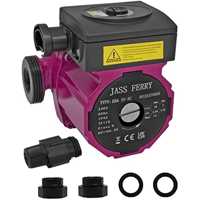 CENTRAL HEATING PUMP A-RATED HOT WATER HEAT CIRCULATION SYSTEM 25-6/130 DIRECT REPLACEMENT 15/50-60 - Image 3