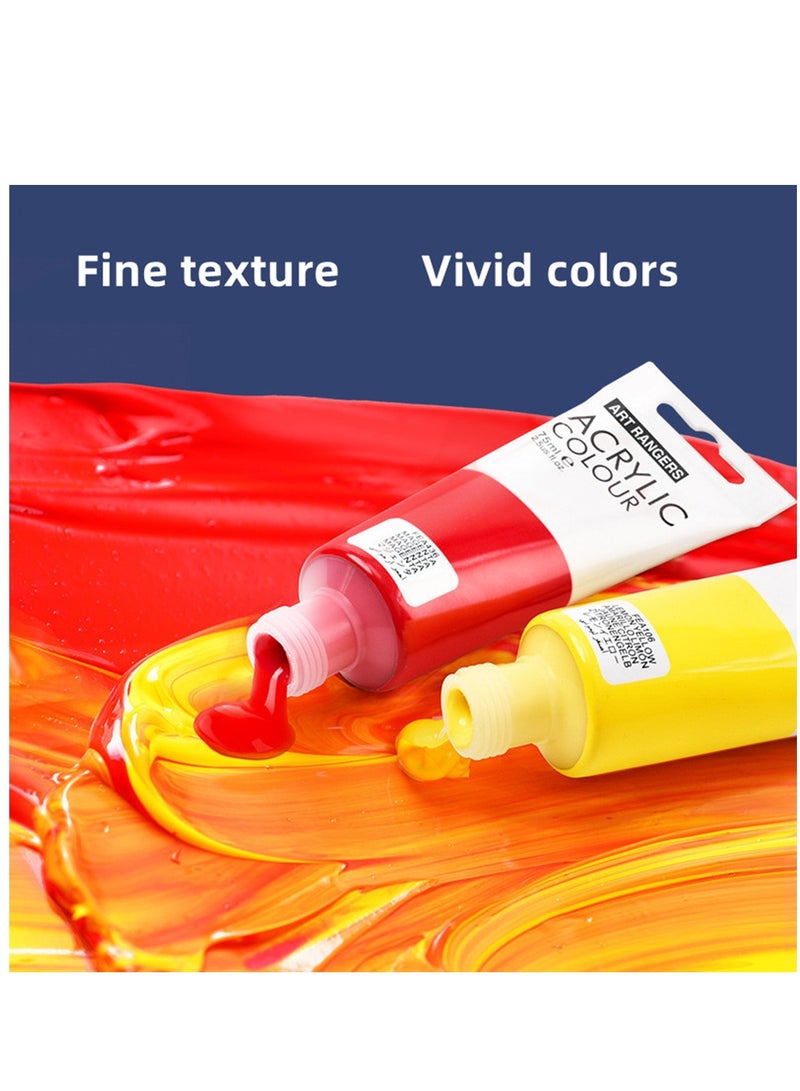 ART RANGERS Acrylic Paint Tube 75ml Content Grass Green - Image 3