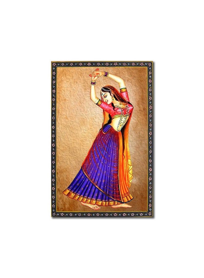 Sikhash Traditional Art Canvas Paintings, The Queen, Wall Art, Rajasthani Art, Painting for Wall Décoration, Unframed Painting for Living room, Hall, Home Décor, Size - 12X8 inches. a18 - Image 1