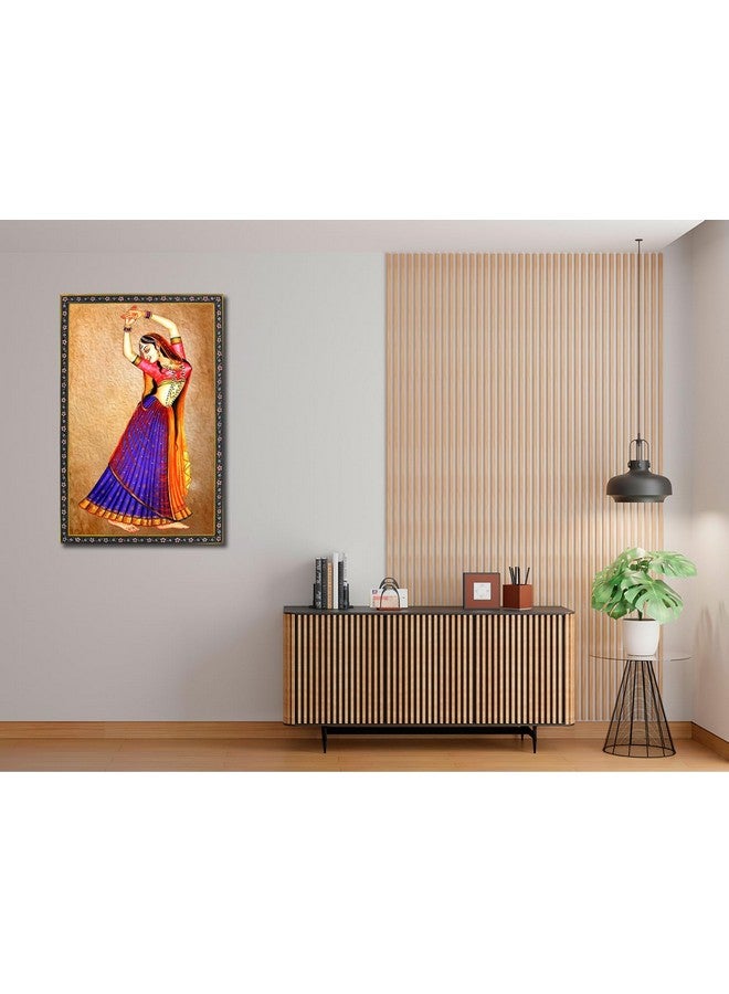 Sikhash Traditional Art Canvas Paintings, The Queen, Wall Art, Rajasthani Art, Painting for Wall Décoration, Unframed Painting for Living room, Hall, Home Décor, Size - 12X8 inches. a18 - Image 2