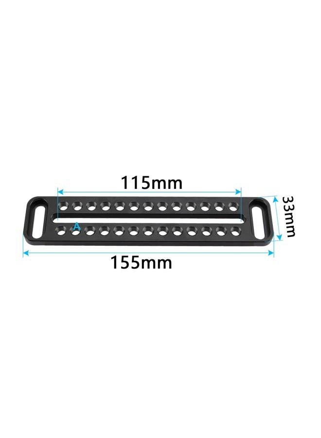 CAMVATE Long Cheese Plate 1/4"-20 Mounting Platform for DSLR Camera Cage Kit - 2289 - Image 2