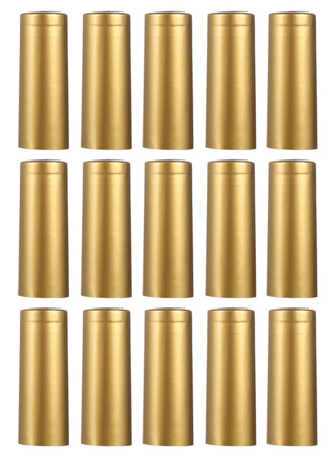 Kisangel كبسولات كيسانجيل سيل فيلم، 100 قطعة، كبسولات ذهبية قابلة للانكماش الحراري لزجاجات النبيذ، مثالية للاستخدام المنزلي، صحية ومريحة لإغلاق زجاجات النبيذ - Image 1