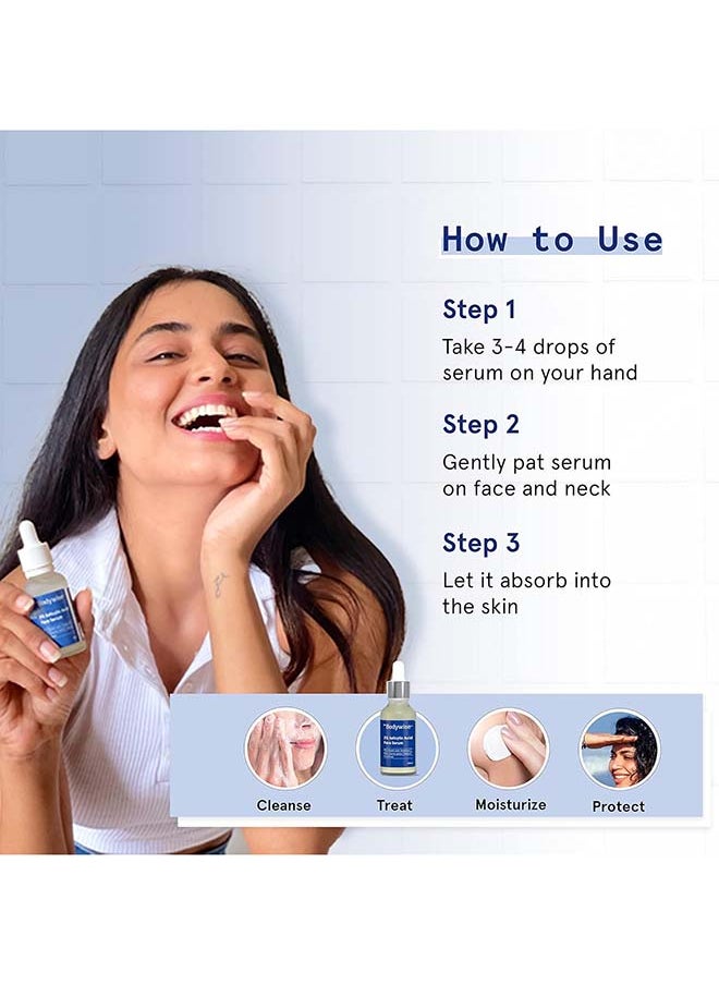 Be Bodywise مصل الوجه بحمض الساليسيليك 2% من Bodywise للنساء | يساعد على تقليل حب الشباب والرؤوس السوداء والرؤوس البيضاء | 2% حمض الساليسيليك و0.5% نياسيناميد لجميع أنواع البشرة  - Image 3